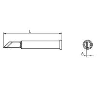 Weller - XT KN - Punta, Senza Piombo, 2mm