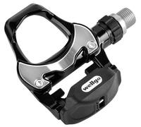 Wellgo 2DU Bearing R251 Road - Pedale Senza Clip 9/16", Colore: Nero