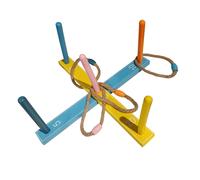 Wellhome Gioco Del Lancio Dell´anello In Legno