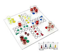 WELLHOME Parchis Set con bicchieri, HG123