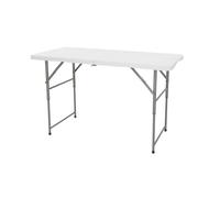 Wellhome - Tavolo pieghevole multifunzionale Altezza regolabile 122x60x50-74 cm