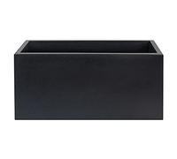 Wellhome Top garden RODRI Vaso in Polietilene a rotomoldeo colore antracite 80 x 40 x 40 cm