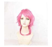 WELLHY Anime Cosplay Parrucche Le Bizzarre Avventure di Trish Una Bruno Bucciarati Cos Parrucca KEEBON Coser Parrucca