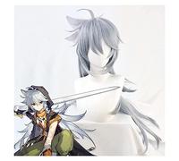 WELLHY Gioco Genshin Impact Venti Kaeya Noelle Kong Ying Parrucche Cosplay Una Parrucca Coser (Color : A) (Color : K)