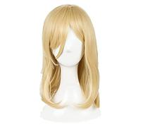 WELLHY L'attacco dei Giganti Krista Lenz Christa Parrucche Cosplay Breve Bionda Kyojin Renz Parrucca di Capelli Sintetici Resistente al Calore + Protezione della Parrucca Parrucca Coser
