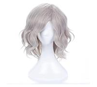 WELLHY Parrucca Cosplay Edmond Dantes Anime Cosplay Fate Grand Order Uomo Parrucca Onda Corta Riccia Parrucca Cosplay Anime Parrucche Sintetiche Resistenti al Calore Halloween for Coser