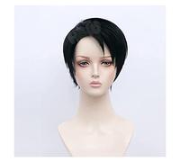 WELLHY Parrucca Cosplay Jujutsu Kaisen Cosplay Otsukotsu Yuta Parrucca Cosplay Abbigliamento Fibra Sintetica Parrucca Completo for Coser