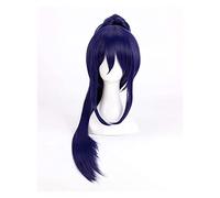 WELLHY Parrucca Cosplay LoveLive Sunshine Aqours Kanan Matsuura Parrucche Cosplay Parrucca for Capelli Sintetica Resistente al Calore Lunga + Protezione for Parrucca for Coser