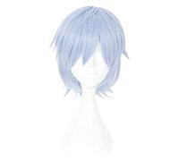 WELLHY Parrucca Cosplay Parrucca Cosplay Anime IDOLiSH7 yotsuba Tamaki Capelli Corti Blu Comic-con Natale Carnevale Halloween Festa Vita Quotidiana Moda Uomo e Donna Parrucca for Coser