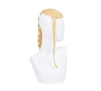 WELLHY Parrucca Cosplay Parrucca Cosplay Anime Parrucca Tokyo Revengers Parrucca Ryuguji Ken Parrucca Frusta Dorata con Cappuccio Parrucca Gratuito for Halloween Festa Carnevale Vita Notturna Concerti