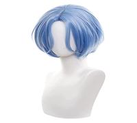 WELLHY Parrucca Cosplay Parrucca Costume Cosplay Anime SK∞ Parrucca SK8 Parrucca Capelli Corti Blu con Cappuccio Parrucca Gratuito for Halloween Party Carnevale Vita Notturna Concerti Matrimoni for Co