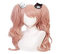 WELLHY Parrucca Cosplay Parrucca Enoshima Junko Parrucca for Abbigliamento Cosplay Anime con Cappuccio for Parrucca Gratuito for Halloween Party Carnevale Vita Notturna Concerti Matrimoni for Coser