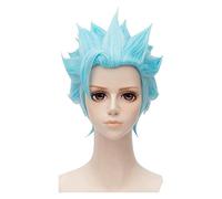 WELLHY Parrucca Cosplay The Seven Deadly Sins Ban Parrucche Fox's sin of Greed Resistente al Calore Capelli Corti Sintetici Perucas Parrucca Cosplay + Protezione for Parrucca for Coser