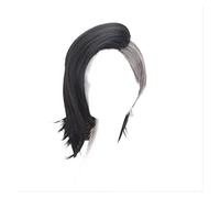 WELLHY Tokyo Ghoul Maschile e Femminile Cos Parrucca Maschera Maker Uta Parrucca Corta e Lunga Nera e Grigio Argento Parrucche Cosplay Anime + Cappuccio Parrucca 2 Parrucca Coser (Colore : 2) (Color