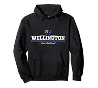 Wellington New Zealand Felpa con Cappuccio