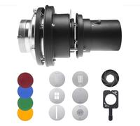 Wellmaking Bowens Mount Flash snoot lente conica Video Artista Modellazione Forma Luce Studio uso con Lente Ottica Vari Gobos Bowens Fotografia Accessori