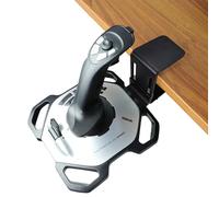 WELLMETE Supporto da scrivania a morsetto per joystick Sim di volo, compatibile con Logitech G Extreme 3D PRO Joystick, supporto regolabile in acciaio per Hotas Flight Joystick (senza joystick) (tipo