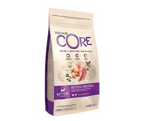 Wellness CORE Gattino 1,75 kg, Pollo & Tacchino - Crocchette Per Gatti | Cibo Secco Per Gattini, Senza cereali, Naturale, Ipoallergenico, Ricco di Proteine e Carne, Sviluppo di Occhi e Cervello