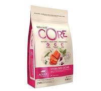 WELLNESS CORE Ocean Sterilizzato 4 kg, Salmone - Crocchette per Gatti Sterilizzati, Senza Cereali, Naturale, Ipoallergenico, Ricco di Proteine, Alto Contenuto di Pesce, Pelle Sana & Pelo Lucido