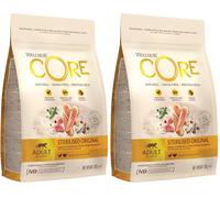 Wellness CORE Original Sterilizzato 300g, Pollo/Tacchino - Crocchette Per Gatti Sterilizzati, Senza cereali, Naturale, Ipoallergenico, Ricco di Proteine, Alto Contenuto di Carne, Per un Peso Ideale