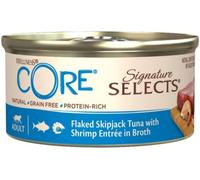 Wellness® Core Wellness Core Fiocchi per Gatti Tonno e Gamberi 79 g Selezione Esclusiva