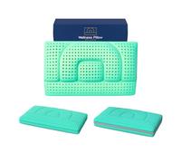 Wellness Pillow Milano Cuscino Medico Cervicale in Aloe Vera, Basso - 12 cm, Due Altezze Disponibili, Made in Italy, Ortopedico Allevia Dolori, Antiacaro, Anallergico, Fresco
