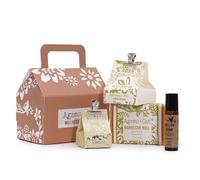 Wellness Self Care Gift Set with Soap, Solid Shampoo, Lip Balm and Essential Oil - Bloom and Bliss, Moroccan Morning or Lake Breeze - Luxury Pamper Gift Box (Lake Breeze)