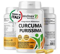 Wellnex Nutrition Curcuma Purissima Polvere - Curcuma Longa - 90 Capsu