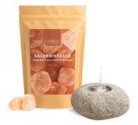 Wellow Set da sauna: Cristalli di sale + Pietra speciale per sauna 180