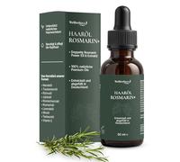 Wellrelaxx Olio di rosmarino per capelli | rosmarino + formula per pienezza e crescita, arricchita con olio di ricino, olio di mandorle e vitamina E | Progettato e imbottigliato in Germania | 100%