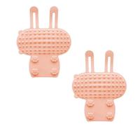 Wellrun 2 spazzole 2 in 1 per toelettatura per gatti, in morbido silicone, spazzola massaggiante per gatti per spargimento, artefatto regolabile per solletico, strumento per la toelettatura degli
