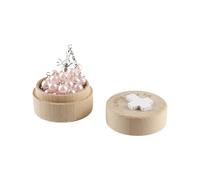 Wellrun Elegante set regalo per battesimo con scritta "My First Rosary Rosario", con croce e perline, accessori per preghiera cattolica