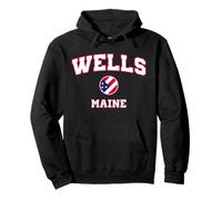 Wells Maine (Mi) Felpa con Cappuccio