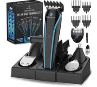 Wellshave Set completo completo di tagliabare/Bodygroomer Rasoio da barba da uomo - Rasoio per capelli nasale senza fili da uomo a prova di schizzi, corpo e rasoio per il viso per uno styling preciso