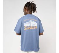 Dickies - Wellsville - T-shirt blu con stampa sul retro S