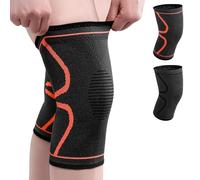 WellSync Ginocchiera Ortopedica Compressione Tutore Ginocchio Sportiva Ginocchiere Palestra per Dolori Articolari Rottura del Menisco Artrite Fascia Ginocchio per Sport Corsa Jogging, Set da 2