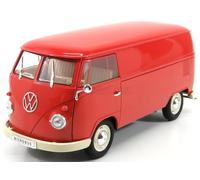 WELLY 1/18 FURGONE VOLKSWAGEN T1 VAN 1963 ROSSO MODELLINO STATICO DIECAST