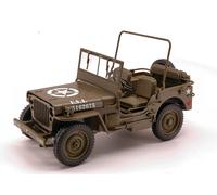 WELLY 1/18 JEEP WILLYS TON US ARMY TRUCK MODELLINO STATICO DIECAST