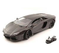 WELLY 1/18 LAMBORGHINI AVENTADOR LP700 4 2011 NERO MODELLINO STATICO DIECAST