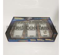 Welly 1:24 BACK TO THE FUTURE DELOREAN DMC 12 Movie I II III Die-Cast Model MISB