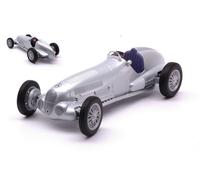 WELLY 1/24 EPOCA MERCEDES W125 1937 ARGENTO MODELLINO STATICO DIECAST