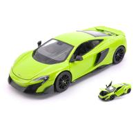 WELLY 1/24 MCLAREN 675 LT 2017 VERDE MODELLISMO MODELLINO STATICO DIECAST