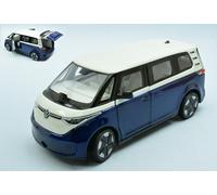 WELLY 1:24 MODELLINO FURGONE STATICO DIECAST VW ID BUZZ BLU W/BIANCO SCALA 1/24