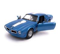Welly 1972 Pontiac Firebird Trans Am - Model Car License 1: 34-1: 39 Blu