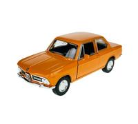 Welly 43808 - Modellino di auto compatibile con BMW 2002ti Coupe Orange 1966-1977, circa 1/34-1/39, in metallo