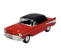 Welly Automodell Compatibile con Chevrolet Chevy Bel Air Rosso Coupe Serie 2400C 1953-1957 ca 1/34-1/39 La Cast Metallo Modello Auto Nuovo in Scatola 42357