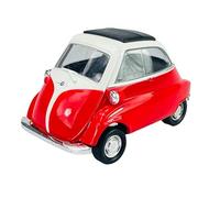 Welly B-M-W Isetta Rosso 9cm 1/34-1/39 Die Cast Nuovo Modello Auto