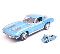 Welly CHEVROLET CORVETTE C2 METALLIC BLUE 1:24