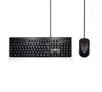 Welly Enjoy IT - WY30102 Kit Tastiera e Mouse Wired (ES) - Connessione Cavo USB da 1.2 Mt, con Filo, Dimensioni Standard con Tastierino Numerico, Mouse Ottico con 3 DPI Selezionabili - Layout Spagnolo