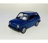 Welly Fiat 126 Blu identico Polski Fiat 126p 1972-2000 ca 1/43 1/36-1/46 modello Auto